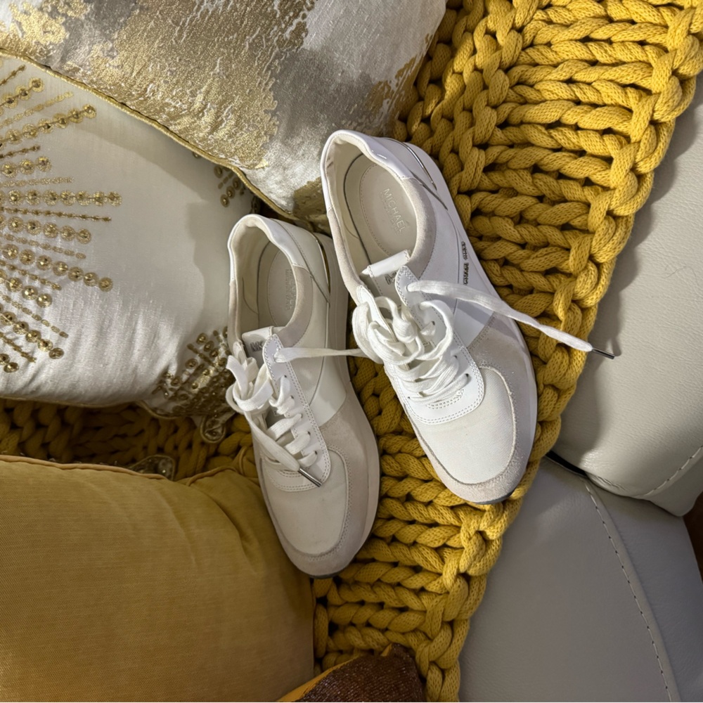 Michael Kors white sneakers